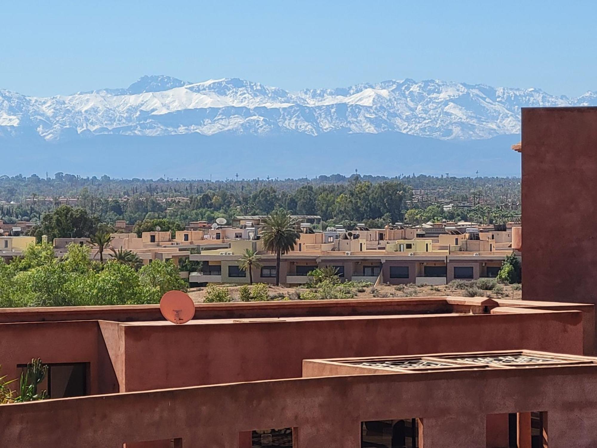 Апартаменты Appart Vue Piscine Et Montagne Marrakech Марракеш Экстерьер фото